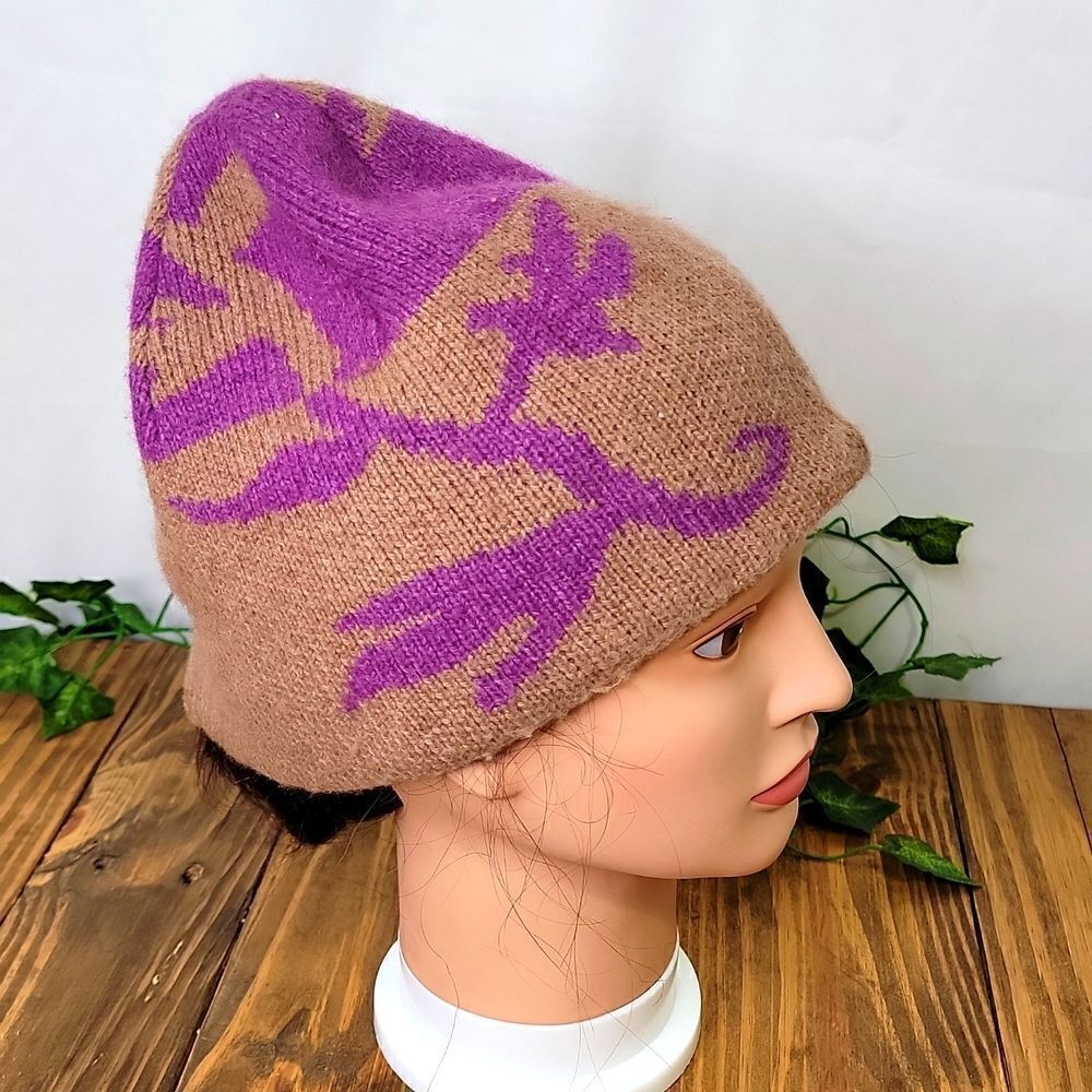 Turtle Fur. Vermont Collection. Cashmere, Angora and Wool. Beanie. OSFA. EUC
